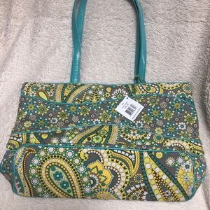 Vera Bradley lemon parfait tote